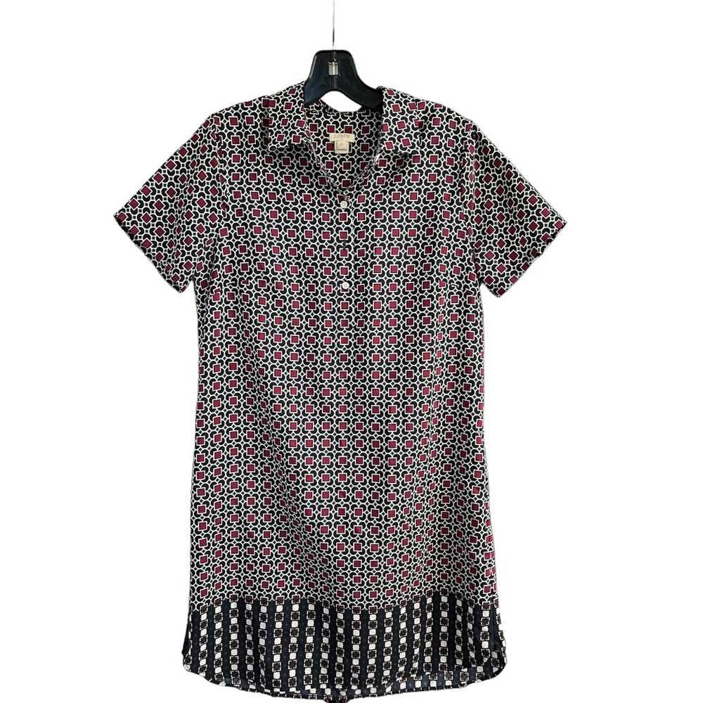 Vintage 90s Jcrew Shirt Dress Size Small